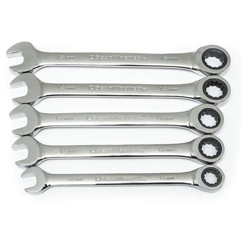 GearWrench 8-piece Metric Combination Ratcheting Wrench Set (86694) 37. . Gearwrench combination wrench set